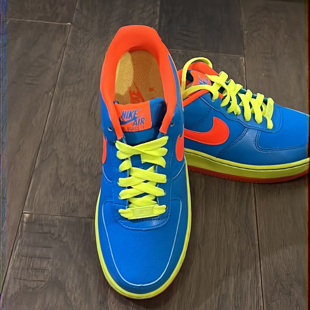 Nike Air Force 1 One GS Shoes Sneakers new 596728 424 Youth Boys Girls Size 5 - Picture 6 of 16